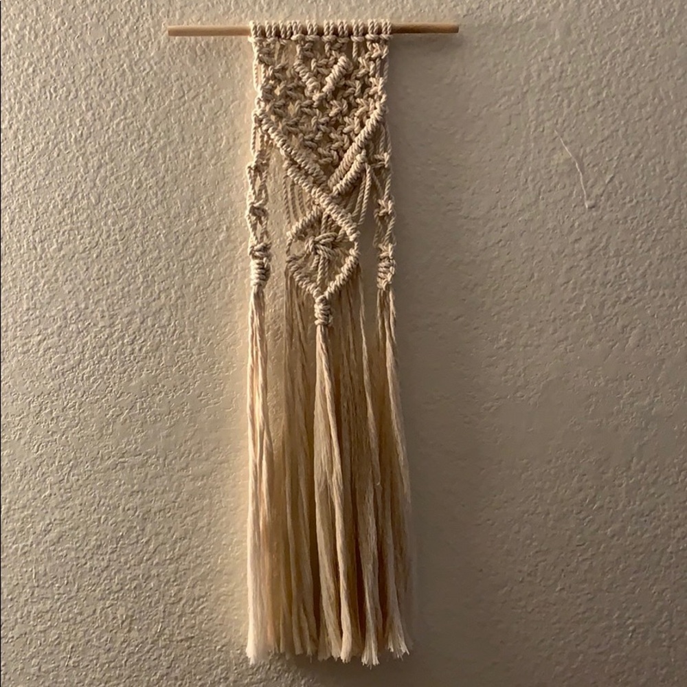 Macrame wall decor